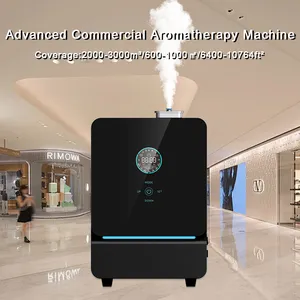 Commercial Grade Wall Mounted Scent System Aluminum Alloy Smart App Waterless Essential Oil Diffuser thumbnail-2