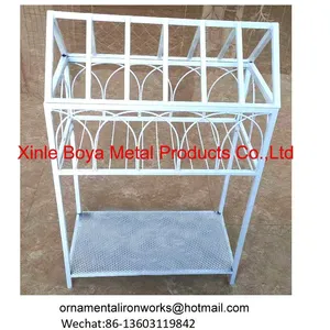 China White Iron Garden Flower Rack Supplier thumbnail-1