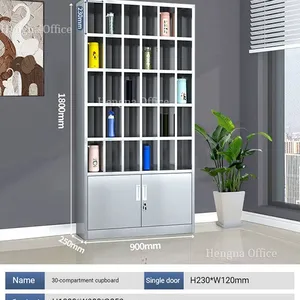 Free-Standing Stainless Steel Tea Cup Holder & Display Shelf-Modern Office Pantry Furniture thumbnail-5
