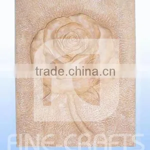 Polyresin Flower Wall Decor Plaque thumbnail-1