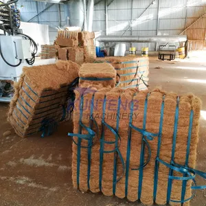 Hydraulic Coconut Fiber Baler Machine Coir Fiber Baling Compactor Machine EPC thumbnail-5