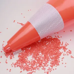 Orange/Black Color Starpvc Brand PVC Injection Traffic Cone Granules Compound thumbnail-5