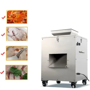 QDMECH Automatic Poultry Slicer Cutting Machine Meat Slicer Cutter Bone Cutting Machine thumbnail-2