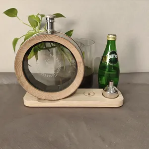 Oak Barrel With Viewing Window for Whiskey Maturation - 20L, Charred Oak, Viewing Window for Barrel Sampling thumbnail-4