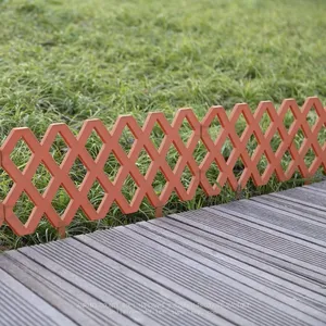 Black Landscape Path Fence Plastic Simulation Lawn Edging Border Outdoor Barrier Garden Decorative Eco-Friendly BOLI thumbnail-5