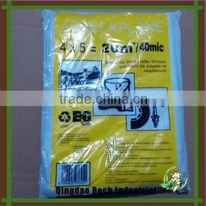 ISO 12"x9" Plastic Protection Sheet for Painting thumbnail-2