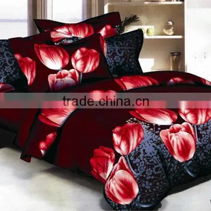 Flower Printed Duvet Bedding Sets 3D thumbnail-3
