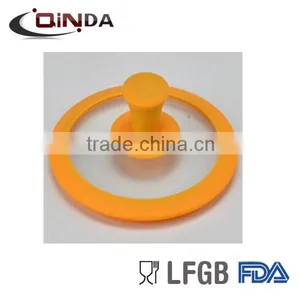 FDA Approved Color Round Silicone Glass Lid thumbnail-1