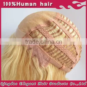 Fashion Light Blond Curly Hair Wig 100% Virgin Brazilian Human Hair Lace Front Wig thumbnail-4