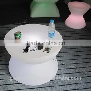 PE Plastic Bar Table With LED Lights and Remote 6040D thumbnail-2