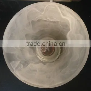 High Quality Antique Brass Glass Wall Light thumbnail-6