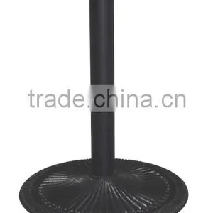 Black Round Cast Iron Table Base thumbnail-1