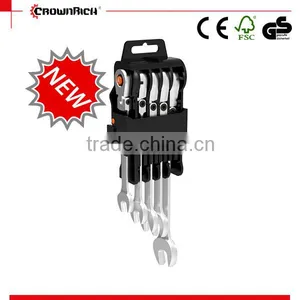 5pcs Wholesale Combination Wrench Set With Flex Ratchet Head thumbnail-1