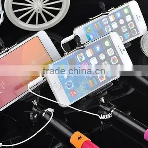 Manufacture Cable Take Pole Selfie Stick Extendable 24cm to 95cm thumbnail-3