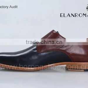 Wholesale Brand Names Mens Genuine Leather Shoes Double Monk Strap thumbnail-4