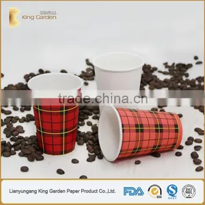 PE Coated Kaffe to go Paper Cups With Lids thumbnail-3