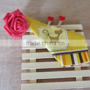 Champagne Design Printed Paper Napkin for Party,33cm,3ply thumbnail-3