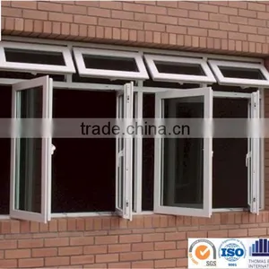 Aluminum Window/aluminum Arch Window/Tilt and Turn Glass Window With Grills thumbnail-1