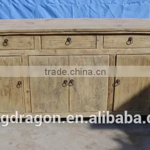 Chinese Antique Furniture, Reproduction Antique Natural Recycle Wood Cabinet thumbnail-2