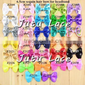 Wholesale Baby Girls Boutique Grosgrain Ribbon Colorful Hair Bow Clips - Children Hair Clips With Bowknot - 40colors for Choose Quality Choice thumbnail-5