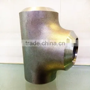 304/316/321 Butt Welding Equal Tee Forged Butt Welded Lateral Tee thumbnail-3