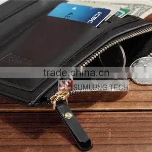RFID Blocking Wallet, Credit Card Coin Wallet. RFID Blocker Unisex Wallet Purse Card Coin Holder Organizer thumbnail-5