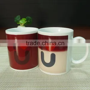 11oz Matt Finishing Ceramic Magic Mug With Customized Printing Cup by Yrbs thumbnail-1