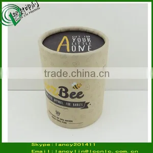 Recycled Kraft Paper Tube for Candles,eco-friendly Brown Paper Tube,paper Tube With Custom Label thumbnail-1