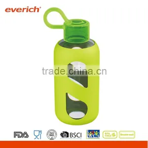Everich 500ml Tritan Bottle With Handle Lid and Silicone Sleeve thumbnail-1