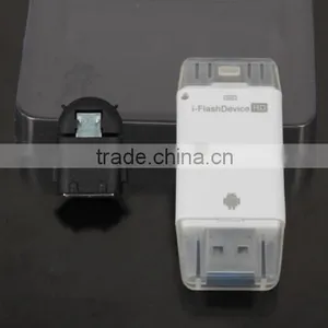 I-Flash Drive OTG for Iphone/ipad/ipo/andoir With TF SD Reader USB Flash Drive Logo Custom thumbnail-2