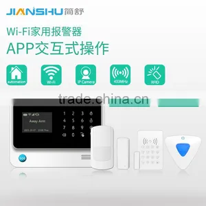 Newest GSM WIFI GPRS Security Alarm System Instruction in Russian & Gsm Home Alarm System Smart Home Wifi Alarms With Camera thumbnail-6