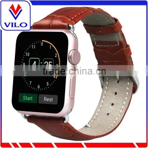 Genuine Leather IWatch Band Strap+Classic Metal Buckle for Apple Watch 38mm/42mm thumbnail-2