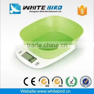 ABS Electronic Digital Weight Kitchen Scale With 1Litre Bowl thumbnail-1