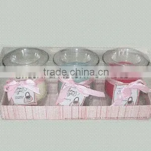 Glass Candle for Home Decoration / With Difference Scents Outdoor Candle Hurricane Candle thumbnail-3
