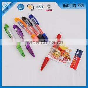 Hot Sales Banner Roller Ball Pen With Paper Inside,Adversting Banner Plastic Banner Roller Pen thumbnail-2