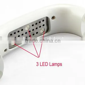 Amazon New Portable (395mm~405mm)9W Rainbow LED Lamp 6atts LED Nail Light Mini Nail LED Dryer thumbnail-5
