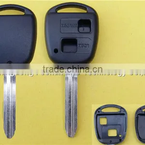 2 Button Keyless Replacement Remote Key Shell Case Fob for Toyota Car Key TOY43 Blade thumbnail-1