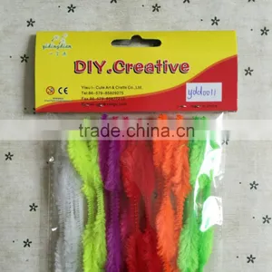 Factory Supply DIY Crafts 1.2*30cm Colorful Bump Pipe Cleaners, Chenille Stems Toys for Kids thumbnail-2