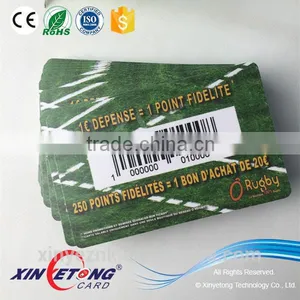 Plastic Loyalty Card With EAN 13 Barcode thumbnail-1