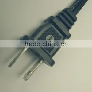 US /Canadian Standard 0.5-15A 125V 2pin Power Cord Plug thumbnail-1