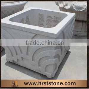 Natural Old Large Flower Pots Stone thumbnail-6