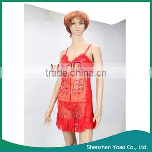 Wholesale Sexy Transparent Lingeries Overskirt thumbnail-1