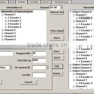 4in1 IP Multiplexer Scrambler QAM Modulator (32 IP/multicast Gigabit In,4 QAM RF Out) thumbnail-6