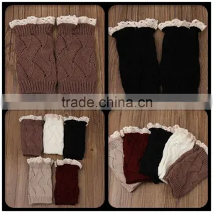 Free Shipping Baby Heated Leg Warmer Infant Crochet Knitted Top Leg Warmer thumbnail-1