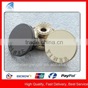 YX4747 Factory Sale Quality Plating Metal Buttons for Jeans thumbnail-1
