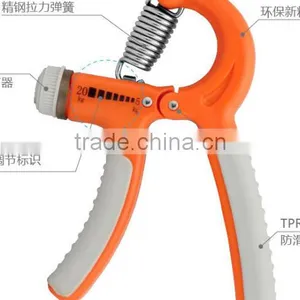 Grip Strengthener and 2 Silicone Grip Rings, Strength Trainer Hand Exerciser Gripper, Adjustable Resistance 20-90 Lbs thumbnail-1