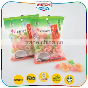 Hot Sale Fruity Double Colored Sugar Coated Gummy Sweet Soft Candy thumbnail-2