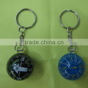 Mini Fahsion Ball Compass Keychain thumbnail-1