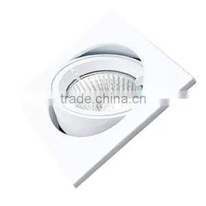 Ceiling White Suqare Double Downlight thumbnail-3