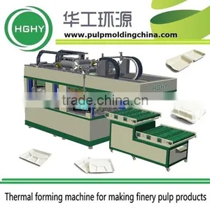 Biodegradable Paper Dish Pulp Molding Machine Price Interesting by HGHY thumbnail-1
